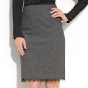 Classiques Entier - Gray Pencil Skirt - Sz 4 - EUC